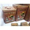 Image 2 : Vintage rooster themed wooden containers