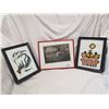 Image 1 : Three framed prints
