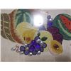 Image 6 : Large art , small stone art, fruit themed 31"x15"