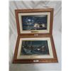 Image 1 : Two Terry Redlins linen works of art