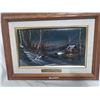 Image 4 : Two Terry Redlins linen works of art