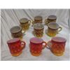 Image 1 : 9 Good condition Fire king cups