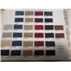 Image 2 : 3 Vintage automotive fabric samples, all car models