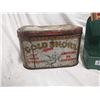 Image 3 : Gold Shore tobacco tin can & Old match holder