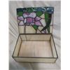 Image 3 : Stained glass trinket box 7"x5"