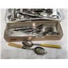 Image 4 : Lot of vintage spoons, forks and knives