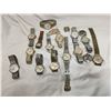 Image 1 : Lot of vintage mechanical watches, As is
