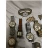 Image 3 : Lot of vintage mechanical watches, As is