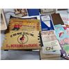 Image 3 : Large lot of old papers & glass display case