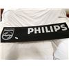 Image 1 : Philips advertising sign, Black 36"x10"
