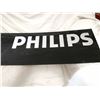 Image 3 : Philips advertising sign, Black 36"x10"