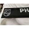 Image 4 : Philips advertising sign, Black 36"x10"