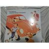 Image 2 : Vintage Dutch metal ad, VW Beetle 24"x16"