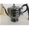 Image 3 : 2 silver plated teapots 7" and 8" tall