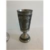 Image 3 : Fine British pewter stein 6"tall and pewter can