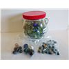Image 1 : Large jar of marbles