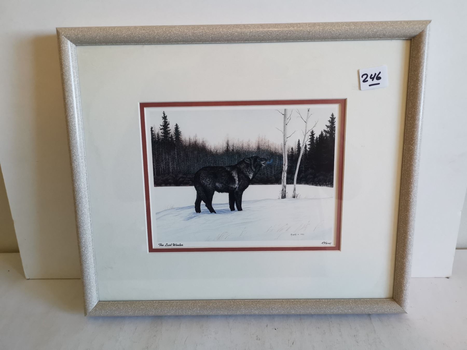 Artist R Fehr Randy Fehr print The Last Winter 13x11 - Schmalz Auctions