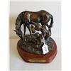 Image 1 : Kids with horse a fole spring surprise 9" 8"tall