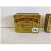 Image 4 : 2 Millbank tobacco tins 5.5" and 4"