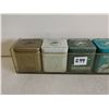 Image 3 : 6 Tobacco tins 2x2x2 A Kentucky club