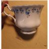 Image 2 : Royal Albert "Memory Lane" 2 Teacups and Saucers + 2 Extra Saucers