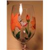 Image 7 : 2 - Royal Windsor Jk's "Prairie Lily" Coffee Mugs and 2 Hand Painted Lilly Wine Glasses