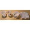 Image 1 : 2 - Fire King Milk Glass Mugs, Milk Glass Bowl, Pyrex Milk Glass Butter Bowl