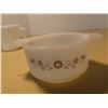 Image 4 : 2 - Fire King Milk Glass Mugs, Milk Glass Bowl, Pyrex Milk Glass Butter Bowl
