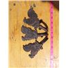 Image 1 : 3 Cast Iron Rooster Coat Hooks