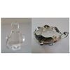 Image 1 : Two Vintage glass paperweights. The penguin is about 3 inches high, and the turtle is about 1 and a 