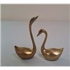 Image 1 : Two Vintage, 1990’s, MCM Brass Mini Swans Figurines