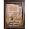 Image 1 : Vintage Buckbee poem. Framed “Memory Lane” verse picture