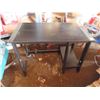 Image 1 : Black Wooden Desk (28" tall, 40.5" long, 21" wide)