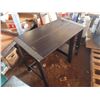 Image 2 : Black Wooden Desk (28" tall, 40.5" long, 21" wide)