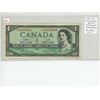 Image 1 : 1954 Modified Portrait $1 Replacement. Beattie-Rasminksy signatures. *A/Y Replacement Prefix. BC-37b