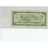 Image 2 : 1954 Modified Portrait $1 Replacement. Beattie-Rasminsky signatures. *B/M Replacement Prefix. BC-376