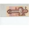 Image 2 : 1986 $2 Replacement. Thiessen-Crow signatures. BBX Replacement Prefix. Small B. BC-55bA. Uncirculate