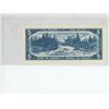Image 2 : 1954 Modified Portrait $5. Bouey-Rasminsky signatures. U/X Prefix. BC-39c. AU-50.