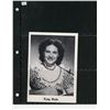 Image 1 : Photograph of Kitty Wells, old country & western singer. 5” X 7”