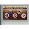 Image 1 : U.S. First Statehood Quarters in Full Colour. Includes Denver Mint 1999 – 2003 and includes