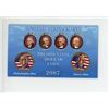 Image 1 : U.S. 2007 Presidential Dollar Coin Set. Includes Colourized George Washington from the Philadelphia 