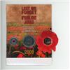 Image 1 : 2008 Lest We Forget Commemorative Set. Colourized Poppy with a large nickel medal that commemorates 