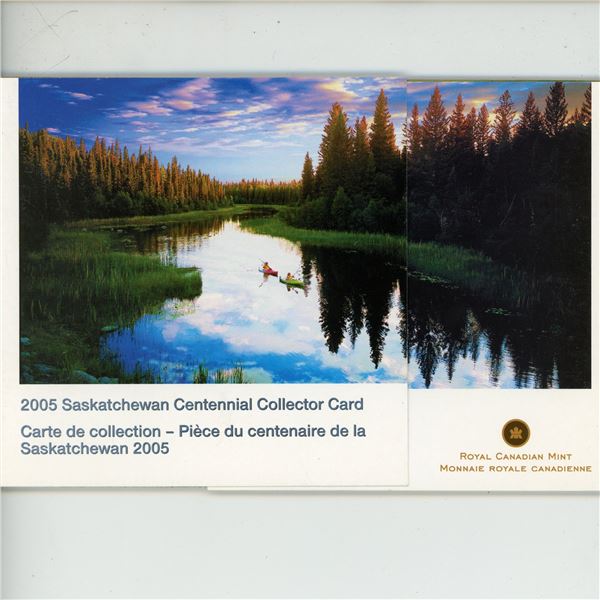 2005 Saskatchewan Centennial Coin Set. 6-coin set includes Saskatchewan 25 Cents, plus a Terry Fox l