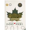 Image 1 : 2019 D-Day 6-coin set. Includes 2 Toonies: one regular, the other Colourized. Housed in its original