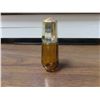Image 1 : Avon amber glass perfume bottle with spray. Gold top.