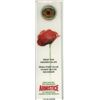 Image 1 : 2008 Keep the Memory Alive Colourized Poppy 25 Cents. 90th Anniversary of World War I Armistice. Hou