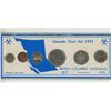 Image 1 : 1971 Canada Year Set. Dollar Commemorates the 100th Anniversary of British Columbia joining Canada.