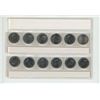 Image 2 : 2000 Millennium 25 Cents set. Complete set of 12 coin, commemorating Canada's future.