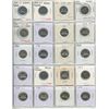 Image 1 : Canadian Queen Elizabeth 5 Cent Collection. Includes 1953 Shoulder Fold, 1953 No Shoulder Fold, 1954