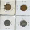 Image 2 : Lot of 4 Canadian Error & Variety 5 Cents. Includes 1942 Tombac with Doubled ADA in CANADA,1943 Tomb